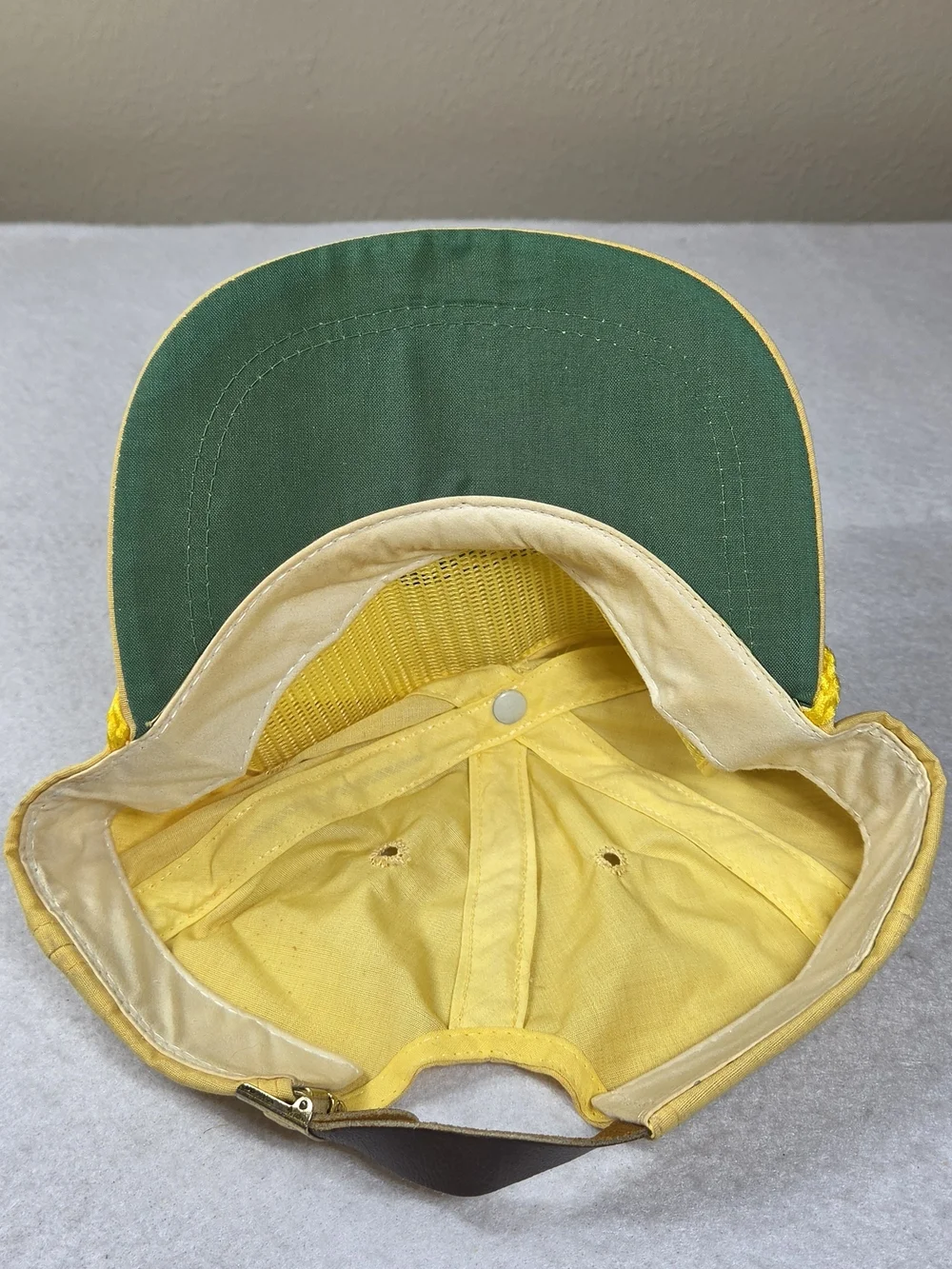 VTG 1985 PGA Championship Cherry Hills Country Club Yellow Rope Hat Adjustable